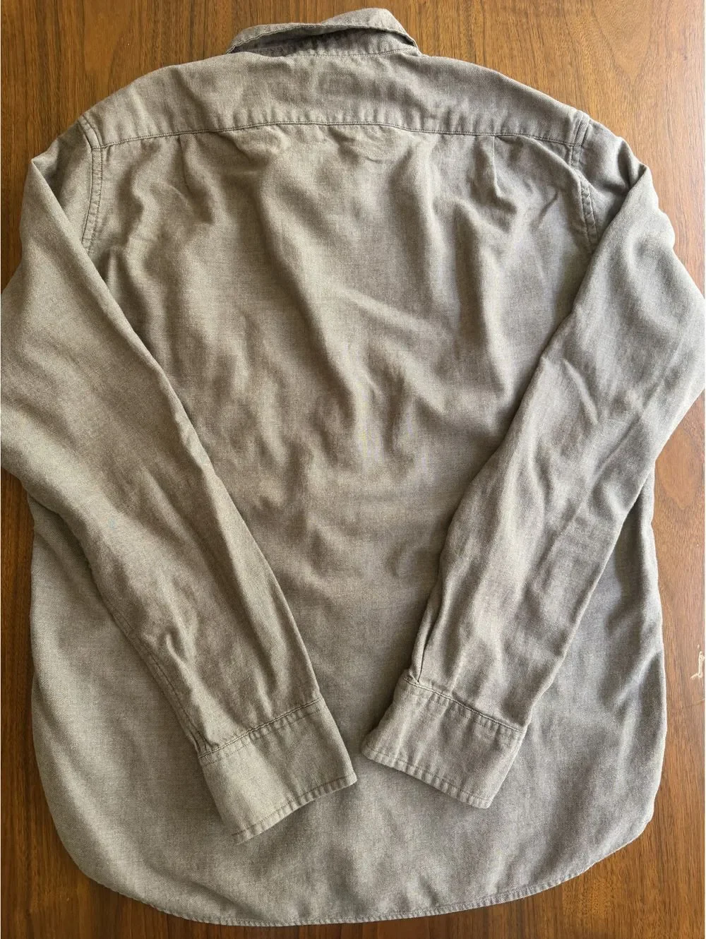 J.Crew Men's Long Sleeve Button-Down Shirt Heathered Brown - Size M